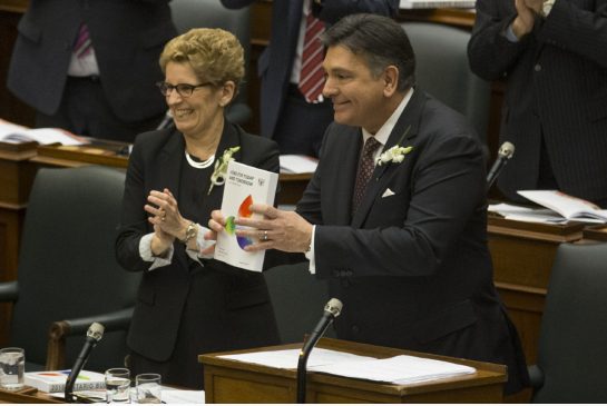 Kathleen Wynne and Charles Sousa